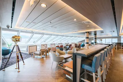 Explorer Lounge (identical sister ship MS Fridtjof Nansen shown)