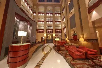 Atrium lobby lounge