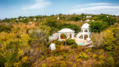 Villa 6 from above