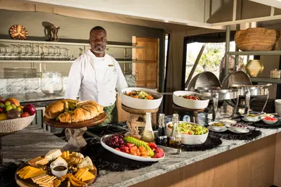 Breakfast buffet with the chef
