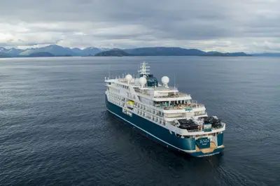SH Vega at sea