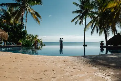 Adults-only infinity pool