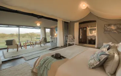 Bush Olare tent with panoramic windows