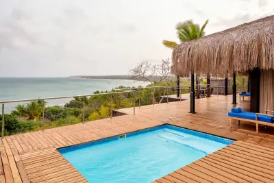 Deluxe Sea View Pool Villa pool deck