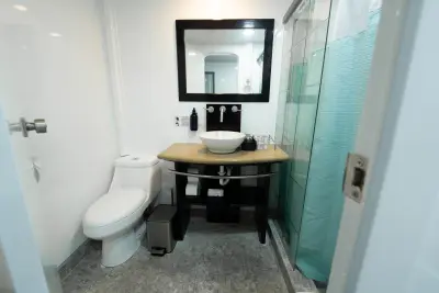 Standard cabin bathroom