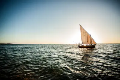 Dhow under sail
