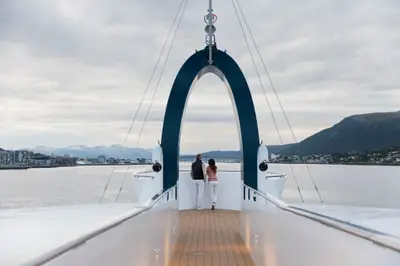 At the bow