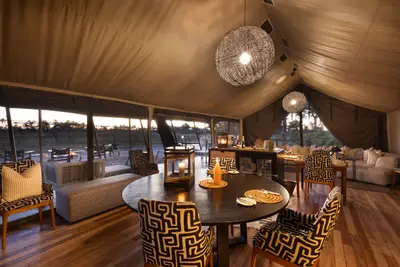 Main tent lounge