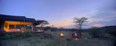 Private bush dinner by your tent (honeymoon perk)