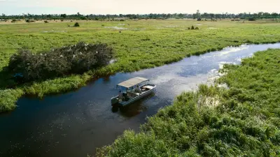 Boat ride along the channels