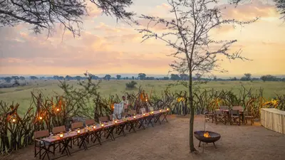 Long-table dinner under the stars
