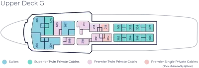 Deck plan — Upper Deck G