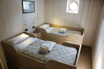 Standard Plus cabin — this one has twins; cabin #640 in this category has a double