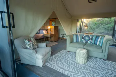 Tent lounge corner