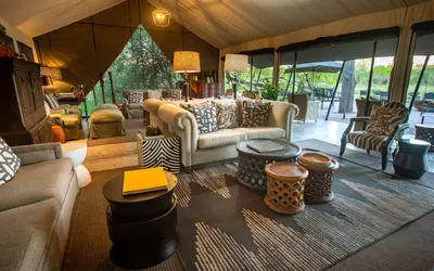 Main tent lounge
