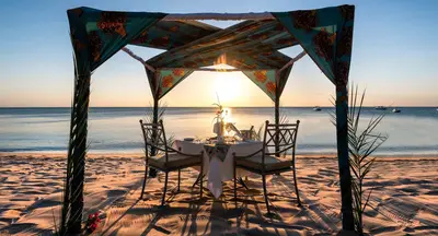 Dining by Design at sunset