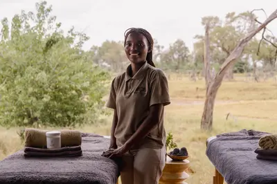 Spa treatments in the bush