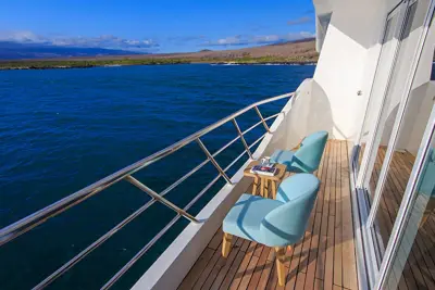 Golden Suite private balcony