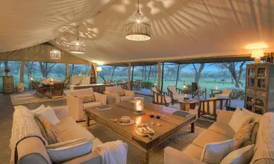 Main lounge with deep sofas