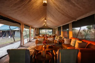 Main lounge tent