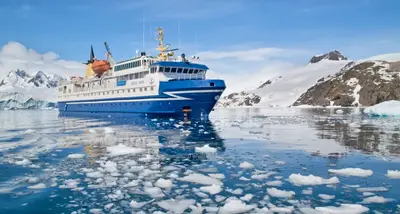 Ocean Nova among brash ice