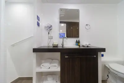 Lower Deck cabin bathroom