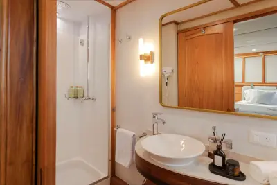 Stateroom bathroom