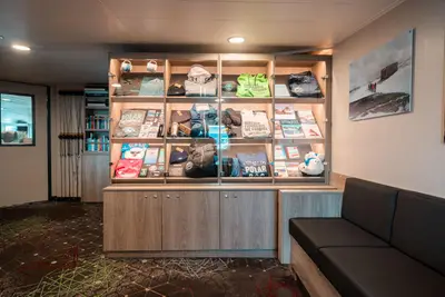 Library and ship shop