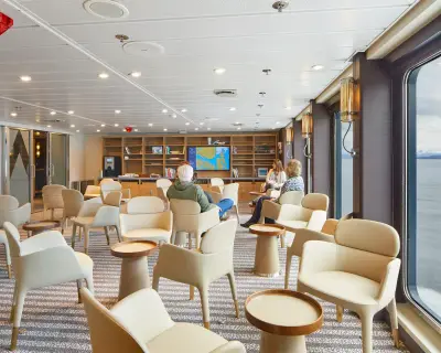 Library with a view (window seating)