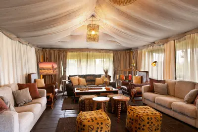 Main lounge tent