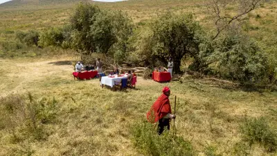 Picnic on the crater floor