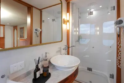 Stateroom bathroom