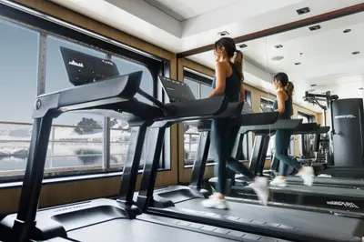 Gym with a view