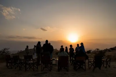 Sundowners at sunset