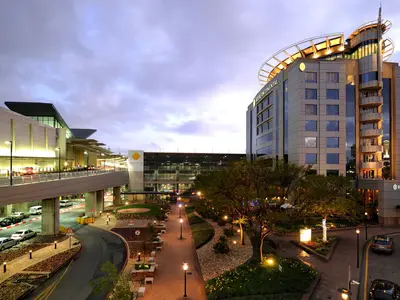 Hotel beside O.R. Tambo terminal walkway