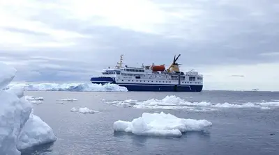Ocean Nova among floating ice